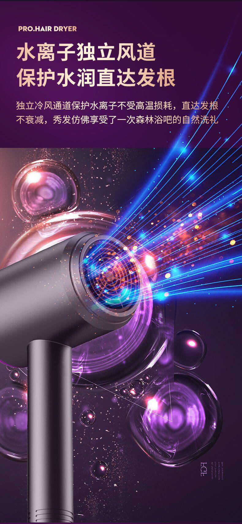 Новогодний подарок hair dryer household student dormitory hair dryer high power