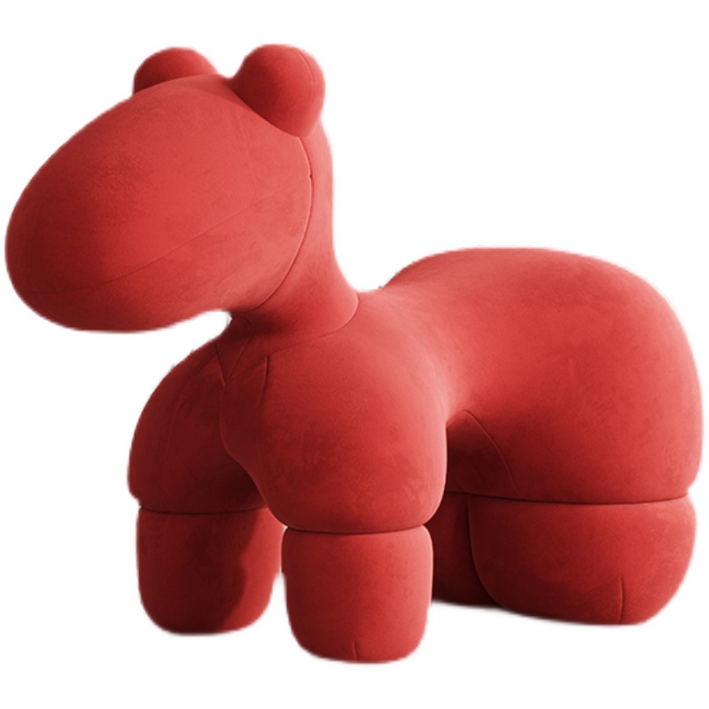 Net red pony chair stool creative single sofa modern Pony Chair children's toys animal modeling art