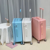 New White Suitcase Ins Nets Red Pull Rod Box Female Suitcase Universal Wheels Student Password Box Leather Suitcase Tide