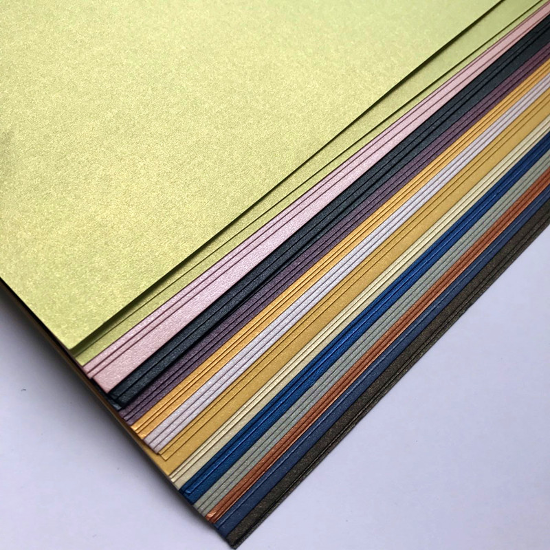 250 g giấy hai mặt màu ngọc trai giấy kinh doanh giấy origami nghệ thuật giấy DIY nền vẽ tay - Giấy văn phòng giấy mua văn phòng phẩm