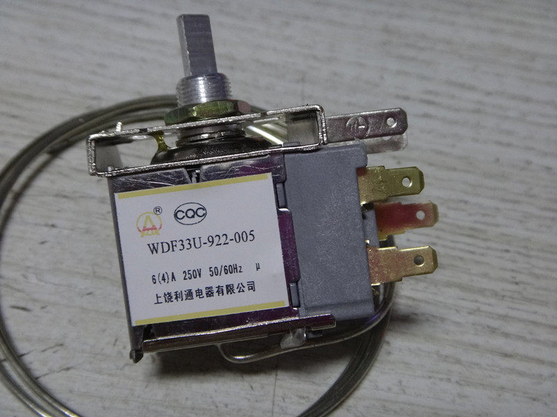 Refrigerator WDF33U-922-005 temperature controller Intermediate mounting of three-pin ice cabinet temperature-controlled 40cm-1 5 m