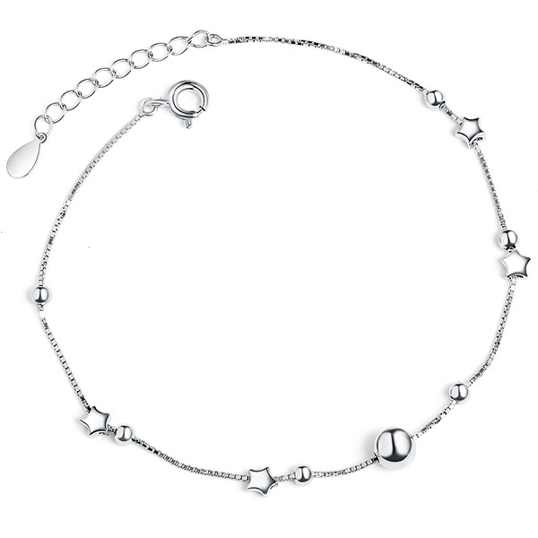 Bracelet de cheville Femme MAOMAO en Argenterie - Ref 3103752 Image 1