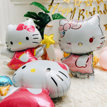 Aluminum film cartoon balloon series KT cat balloon aluminum foil hello kitty Cat balloon
