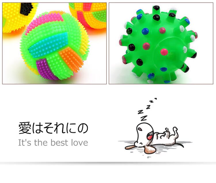 Pet puppy dog ​​toy ball vocal mol cắn đào tạo Teddy gấu con chó con mèo đồ chơi vật nuôi - Mèo / Chó Đồ chơi đồ chơi chó gặm xương