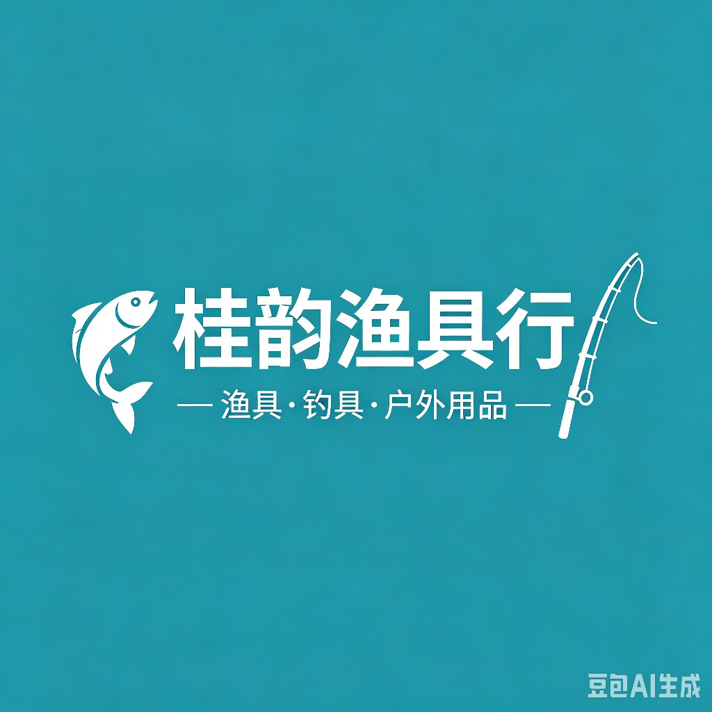桂韵渔具行的LOGO