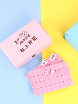 Net red portable mini cute small solid color Mahjong outdoor travel dormitory entertainment small hand rub household cards