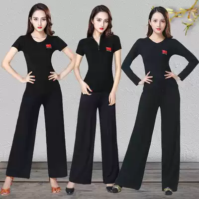 New Latin dance practice suit female modern dance social dance adult square dance practice Dance Dance Dance female dance dress