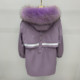 New style parka women's young fashion Korean style hooded fur coat female rex rabbit liner with detachable fur