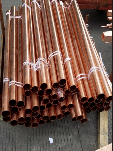 T2 Copper Tube Air Conditioning Copper Pipe Hollow Copper Tube Hard Straight Waterway Pipe 48 50 54 60 65 67 -159