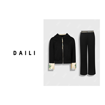 (Khuu Special Share) Delli New Fashion National Wind Temperament Casual Even Cap Suit DL2403008