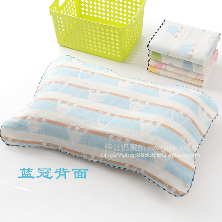gối cartoon trẻ em bao gồm bốn bông gạc bé mẫu giáo dành riêng thấm mềm mua bằng tiền quyên góp 2 1 - Khăn gối vỏ gối vuông