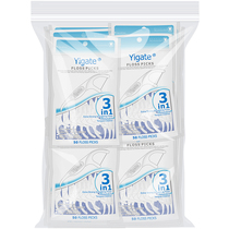 Medical cleaning ultra-fine floss stick safe floss stick not easy to fluff floss family pack free portable box 1000 pieces