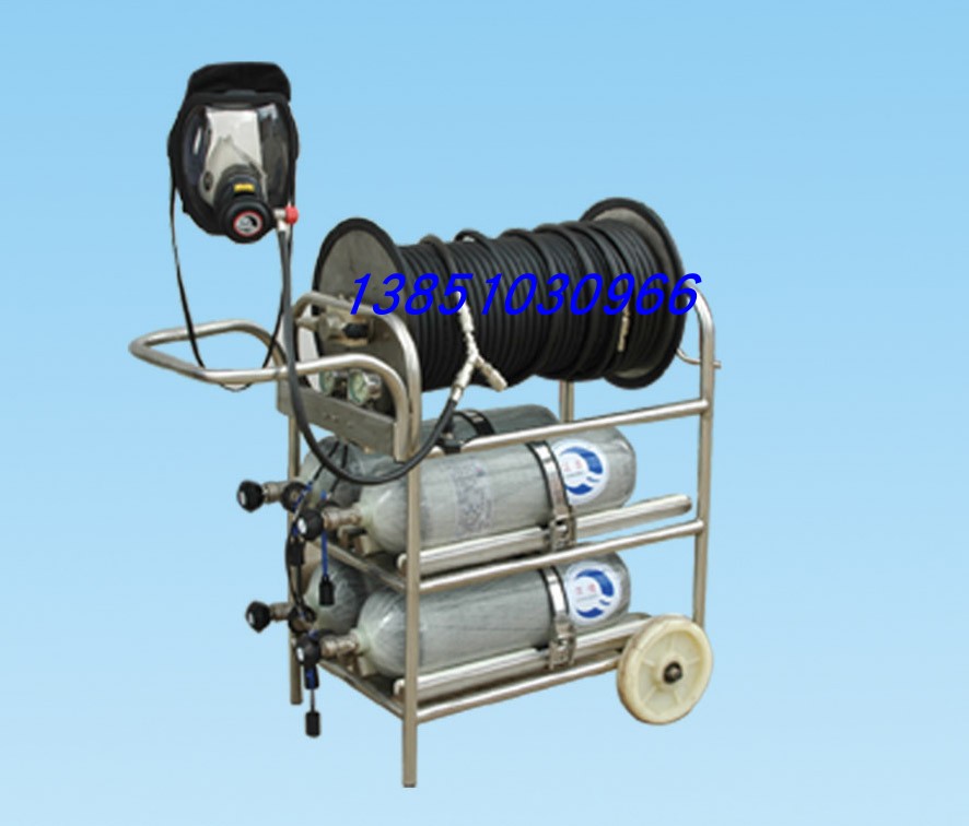 Supply of Jiangbo Model CG Emergency Rescue Mobile Long Tube Aspirator Mobile Air Supply Cylinder Group