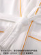 Hotel pure cotton bathrobe absorbent quick-drying towel material for men and women's yukata four seasons beauty salon long style large size sleeping gown