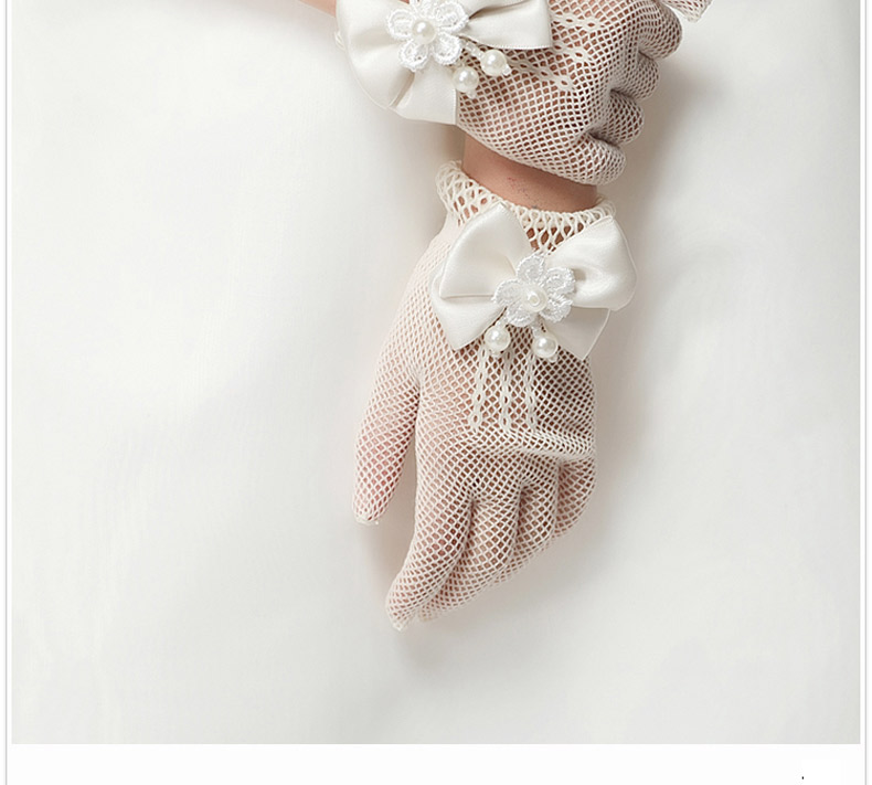 Gants pour fille en dentelle - Ref 2149648 Image 6