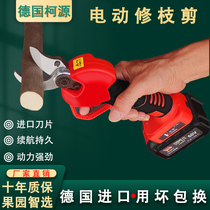 German electric fruit tree pruning shears rough branch shears garden branch shears fruit tree shears rechargeable lithium battery electric shears