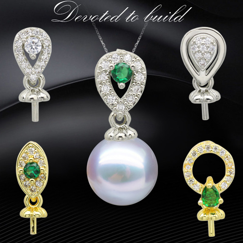 Pearl Pendant Empty Nursery Diy Hand Made Jade Honey Wax Item Pendant Drop Shaped Necklace Pendant for a New Tint