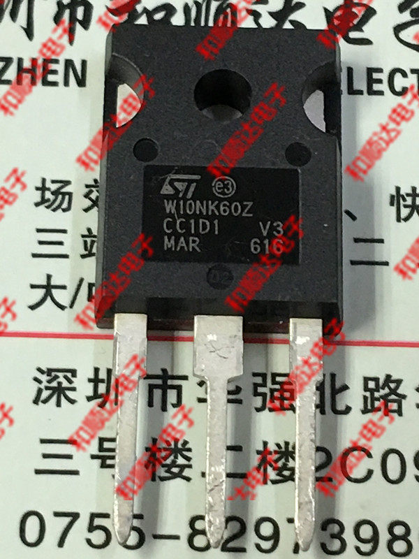 STW10NK60Z W10NK60Z New spot TO-247 600V 10A direct shooting