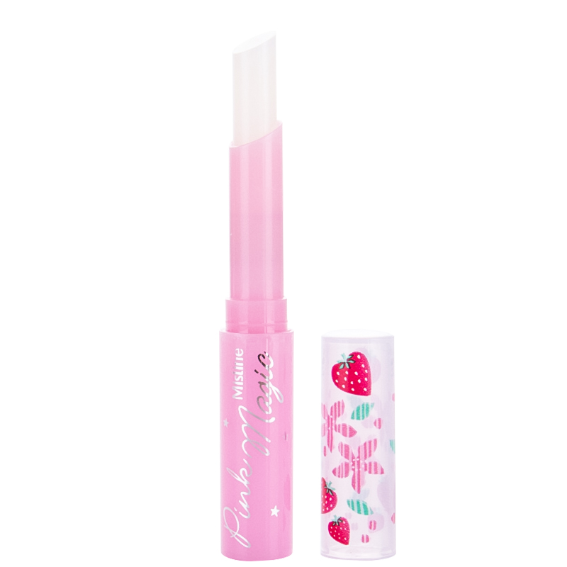 Thai Mistine Small Strawberry Color Lip Balm Female Lipstick Lasting Moisturising Moisturising Sinh viên không thấm nước - Son môi romand thỏi