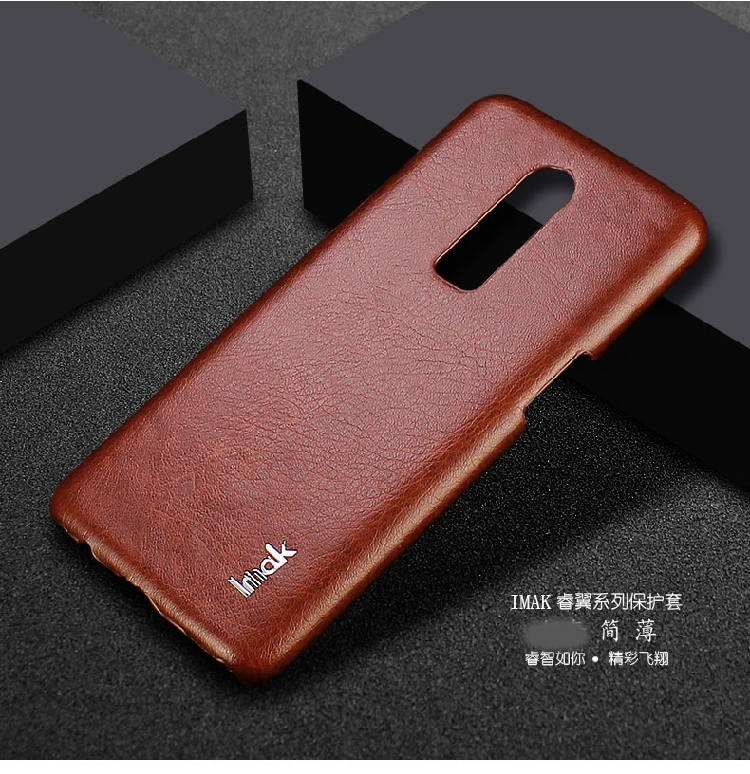 Một cộng với 6 màu khâu da giả điện thoại Bao da OnePlus6 dành cho doanh nhân Bao da 1 + 6 phụ kiện bảo vệ tay áo mỏng và nhẹ