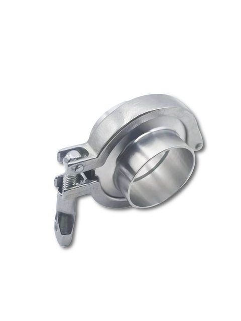 Sanitary grade 316L stainless steel quick load clamp joint set quick load joint chuck end snap tube silicone