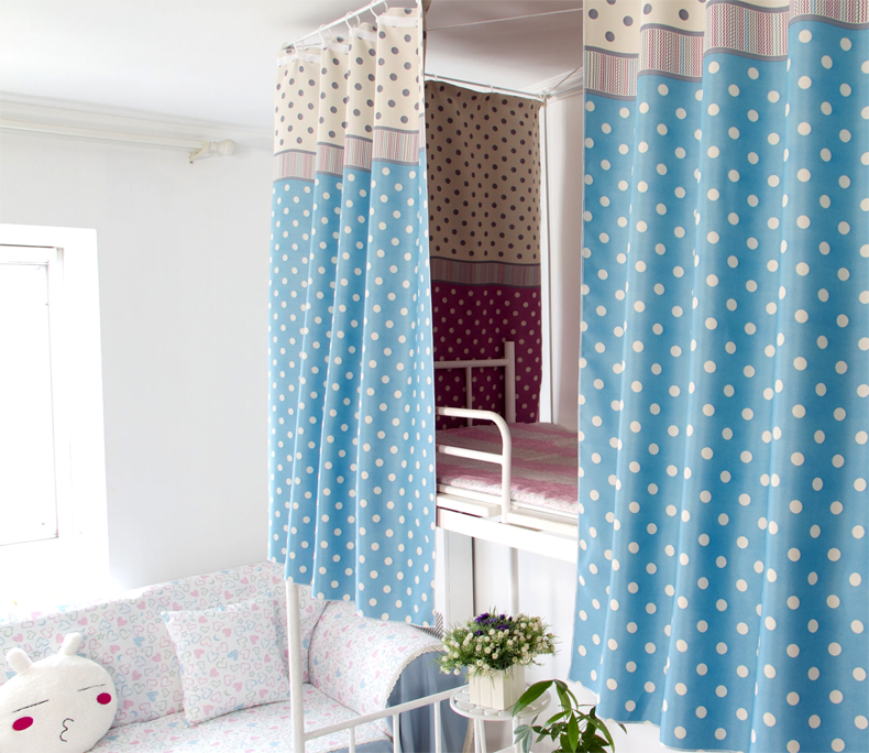 Tầng màn ngủ ký túc xá Mantle lan hai mặt in Matt rèm cửa màn phòng ngủ [gặp] - Bed Skirts & Valances rèm vải giường