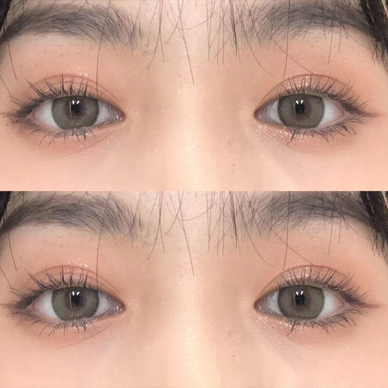 Milk Bag Grey Mei Pupil Woman Small Diameter Mixed Blood European And European Contact Lens Guan Online Day Throwing Tossed TN