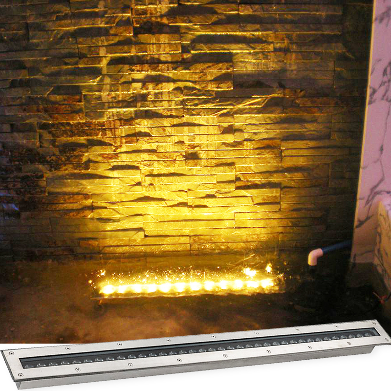 Underwater lamp LED bar floor lamp embedded underwater wall washing lamp pool side wall lamp water curtain landscape