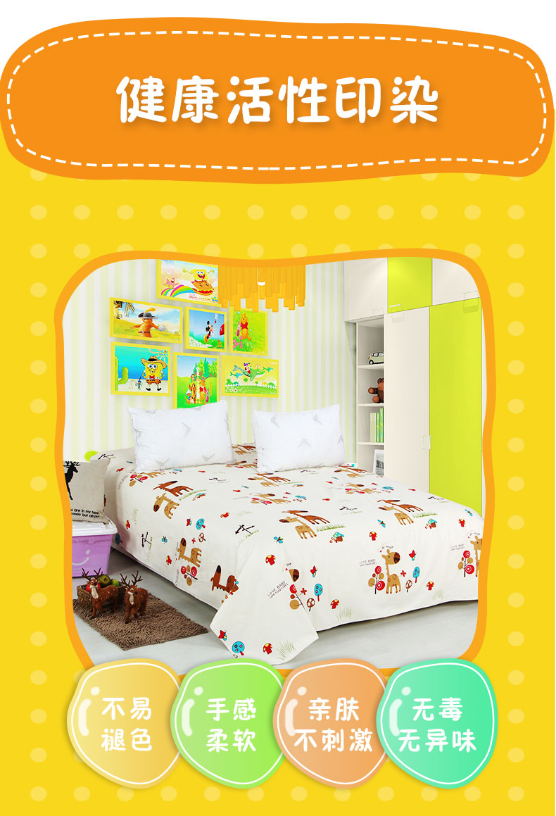 Bông vải thô cũ đơn mảnh trẻ em học sinh dày công chúa vải lanh phòng đơn cotton mat thảm đơn - Khăn trải giường ga giường