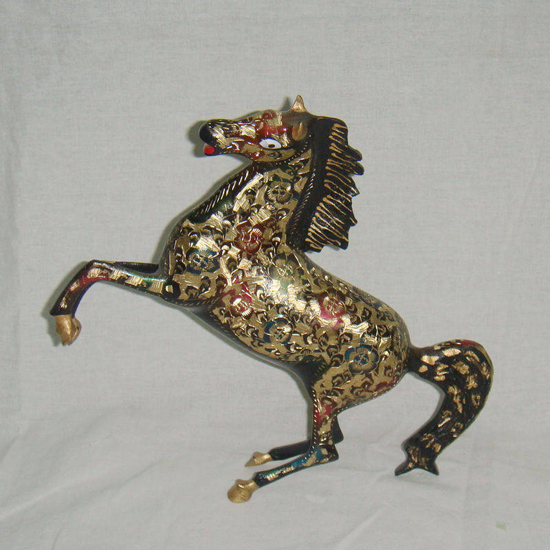 Pakistan bronze ware Pakistan bronze horse bronze horse birthday gift horse to success