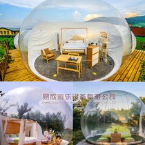 Net celebrity bubble house Restaurant Double-decker roof inflatable tent Meichen exhibition transparent house Wedding exhibition Crystal ball