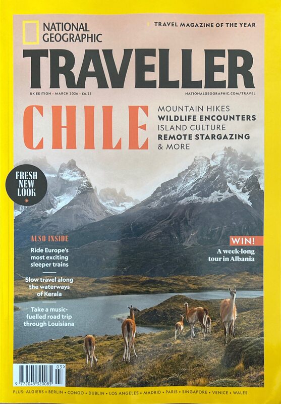In Stock Ng Traveler National Geographic Traveler Uk Edition March 2026 Issue Chile In Stock Ng Traveler National Geographic Traveler Uk Edition March 2026 Issue Chile
