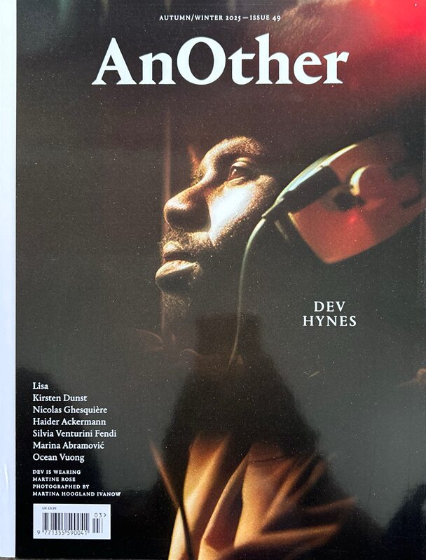 In Stock Another 2025 Autumn/Winter Edition British Avant-Garde Fashion Photography Trend Magazine Dev Hynes (Dave Hynes) Cover