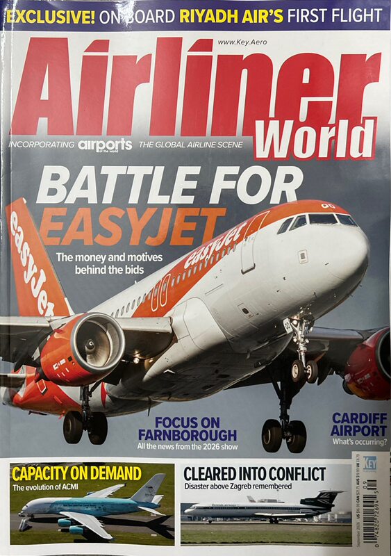 In Stock Airliner World September 2026 Issue British Original Version World Aviation Magazine In Stock Airliner World September 2026 Issue British Original Version World Aviation Magazine