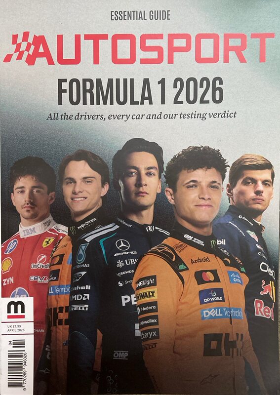 In Stock: Autosport Original Gp Racing (F1 Racing) April 2026 Issue F1 Formula Racing Magazine In Stock: Autosport Original Gp Racing (F1 Racing) April 2026 Issue F1 Formula Racing Magazine
