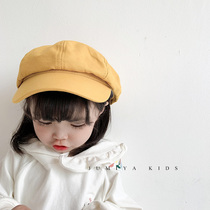 Korean Version Children Hat Spring Autumn Korea Baby Duck Tongue Berehat 100 Lap Anise Cap Girl Foreign Air Painter Hat Tide