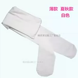 Летний осенний белый тонкий бархатный лебедь, эластичные колготки