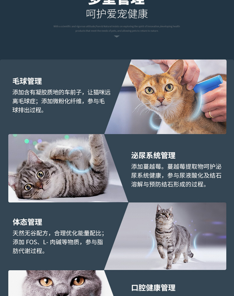 Thức ăn cho mèo nguyên chất Bernardian 10kg không có hạt thành thức ăn cho mèo và mèo Anh lông ngắn gấp tai để bóng tóc Bona Tian thức ăn cho mèo nguyên chất - Cat Staples hạt whiskas