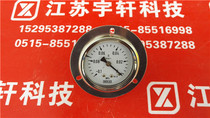 EN837-1 pressure gauge axial edge shock-resistant pressure gauge oil pressure gauge air pressure gauge