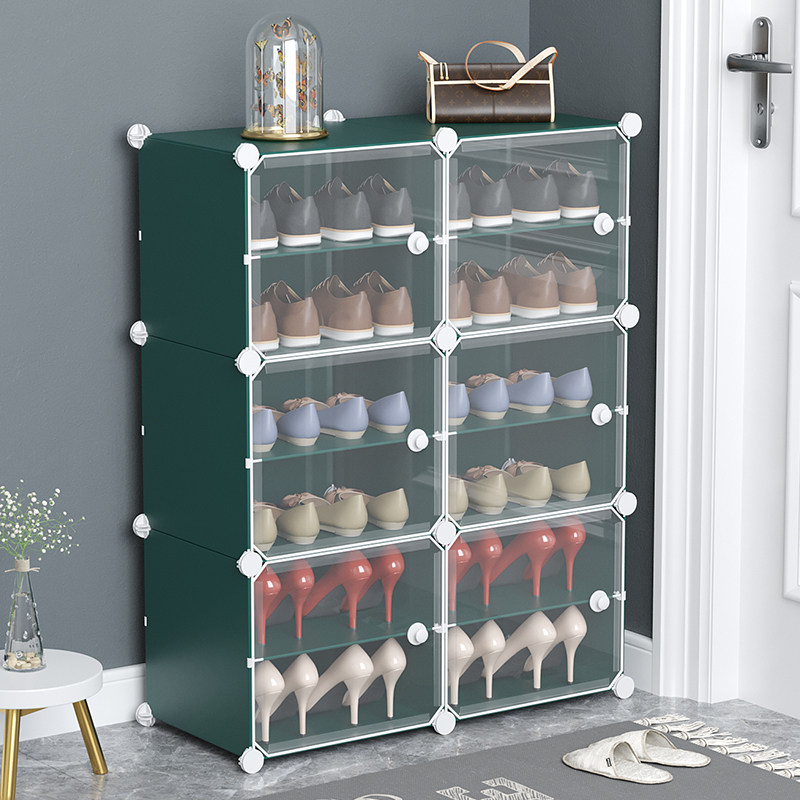 Shoe Rack Simple Doorway Home Dust Protection Shoes Cabinet 2021 New Dorm Shoes Containing Room Good Looking Multiple Shoe Racks