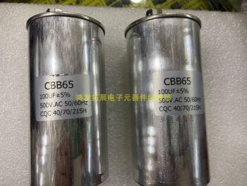Cbb65 Starting Capacitor 540Vac60Uf 5% 540V60Uf Compressor Starting Capacitor with Soldered Terminals
