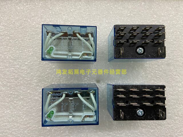 Ly4N-J Omron Intermediate Relay Ly4Nj 24Vdc Dc24V Original Ac220V Genuine 14-Pin 10A