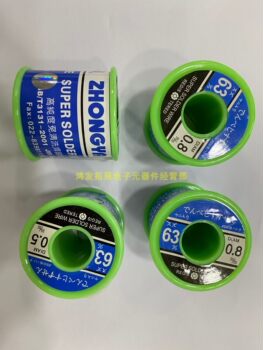 Tianjin Zhongya Solder Wire 0.5mm 0.8mm 1.0mm 1.2mm 1.5mm 2.0mm No-Clean 63%