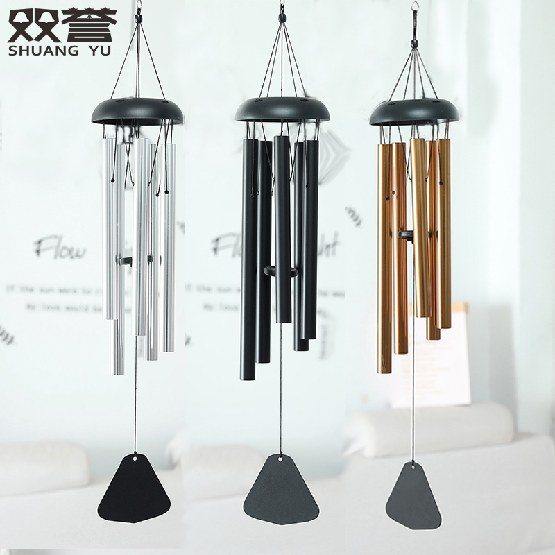 Double Reputation Style Retro 33 Inch Metal Thickened Aluminum Tube Wind Bell Home Outdoor Patio Decoration Pendant Holiday Gift