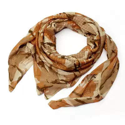Middle East version washed cotton camouflage Arabic square scarf oversized scarf Muslim headscarf 56 inches