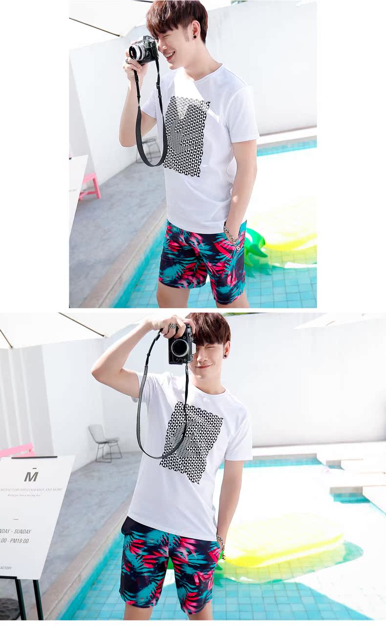 Quần cá mập châu Âu quần boxer nam quần bơi năm điểm quần suối nước nóng cỡ lớn quần bơi cặp đôi quần dài cát bãi biển phiên bản Hàn Quốc 	quần đi biển giá sỉ	