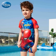 Disney Children Swimsuit Boys Xiêm chia kem chống nắng áo tắm Big Boy bé Cartoon Spider-Man áo tắm