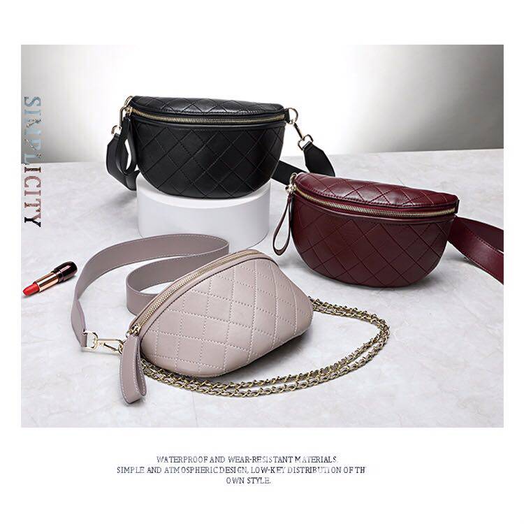 All sheep skin girl's bag bag in 2020 new slice - leather bag chain fashion leather - slope bag bag bag