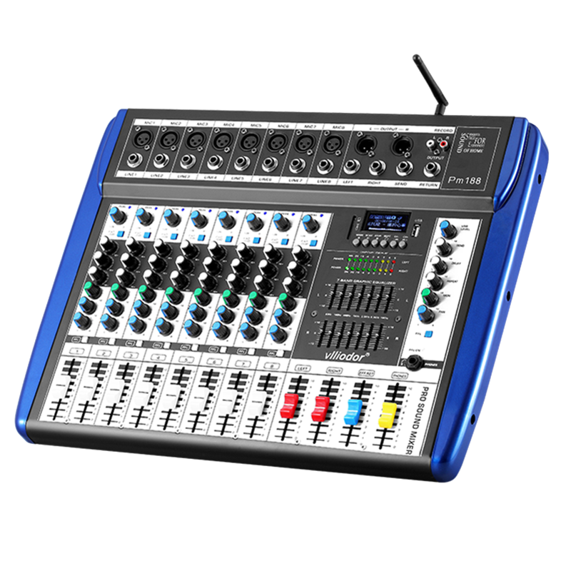 DSP digital mixer KTV10-channel mixer digital effect stage performance dedicated built-in Bluetooth 8-channel 6-channel