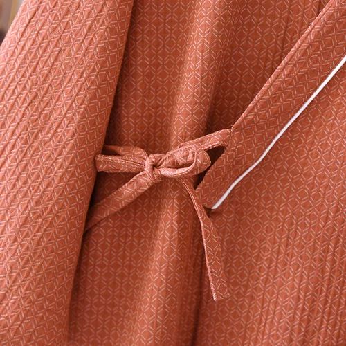 Японское кимоно для влюбленных, мужской осенний хлопковый банный халат, тонкая пижама, оверсайз